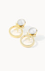 Faith Maltese Cross Ħabbata Earring Set, Gold