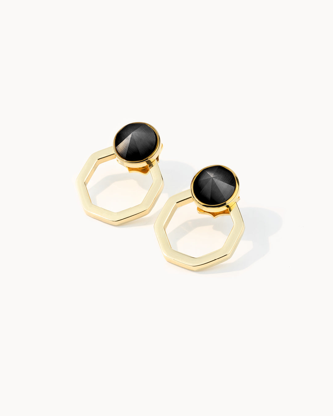 Octagon Ħabbata Earring Set, Gold
