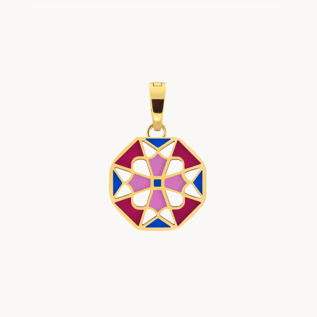 Fjura Cross Maduma Pendant, Gold