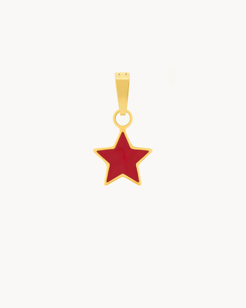 Ciondolo Stella Rossa, Oro