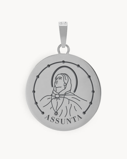 Marija Assunta Pendant, Silver