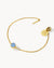 December Birthstone Signature Bracelet Set, Gold