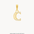 C Dainty Siġill Initial Pendant