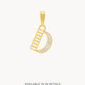 D Dainty Siġill Initial Pendant