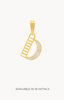 D Dainty Siġill Initial Pendant
