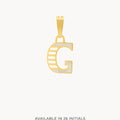 G Dainty  Siġill Initial Pendant