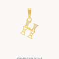 H Dainty Siġill Initial Pendant