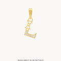 L Dainty Siġill Initial Pendant