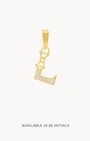 L Dainty Siġill Initial Pendant
