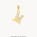 M Dainty Siġill Initial Pendant