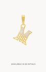 M Dainty Siġill Initial Pendant