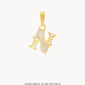 N Dainty Siġill Initial Pendant