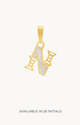 N Dainty Siġill Initial Pendant