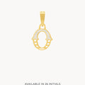O Dainty Siġill Initial Pendant
