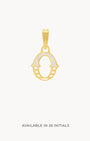 O Dainty Siġill Initial Pendant
