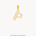 P Dainty Siġill Initial Pendant