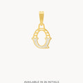 Q Dainty Siġill Initial Pendant