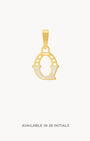 Q Dainty Siġill Initial Pendant