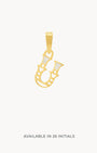 U Dainty Siġill Initial Pendant