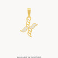 X Dainty Siġill Initial Pendant
