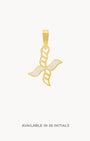X Dainty Siġill Initial Pendant