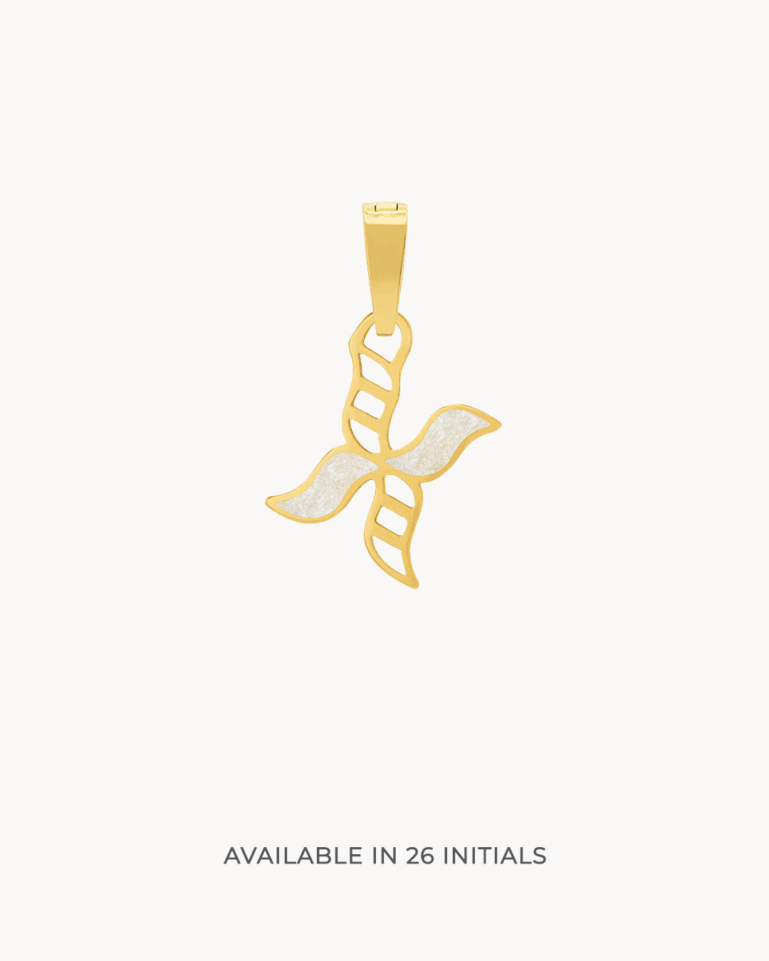 X Dainty Siġill Initial Pendant