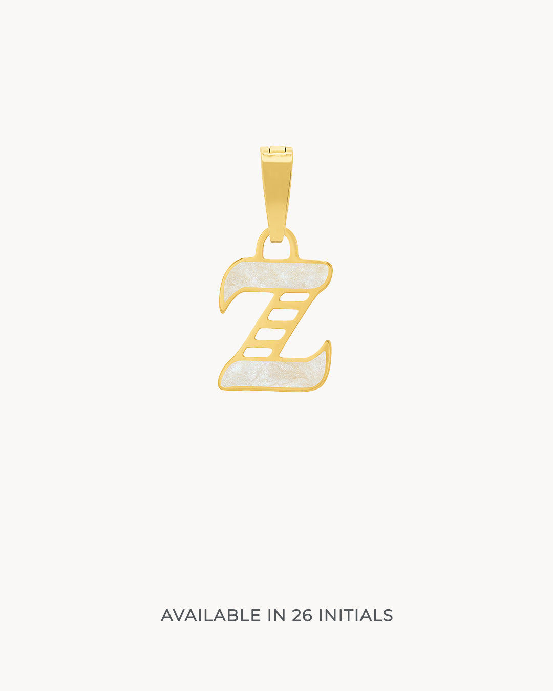 Z Dainty Siġill Initial Pendant