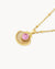 February Lucky Vibes Birthstone Necklace Set, Gold