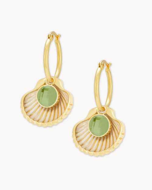 August Lucky Vibes Birthstone Earrings Set, Gold