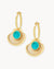 May Lucky Vibes Birthstone Earrings Set, Gold