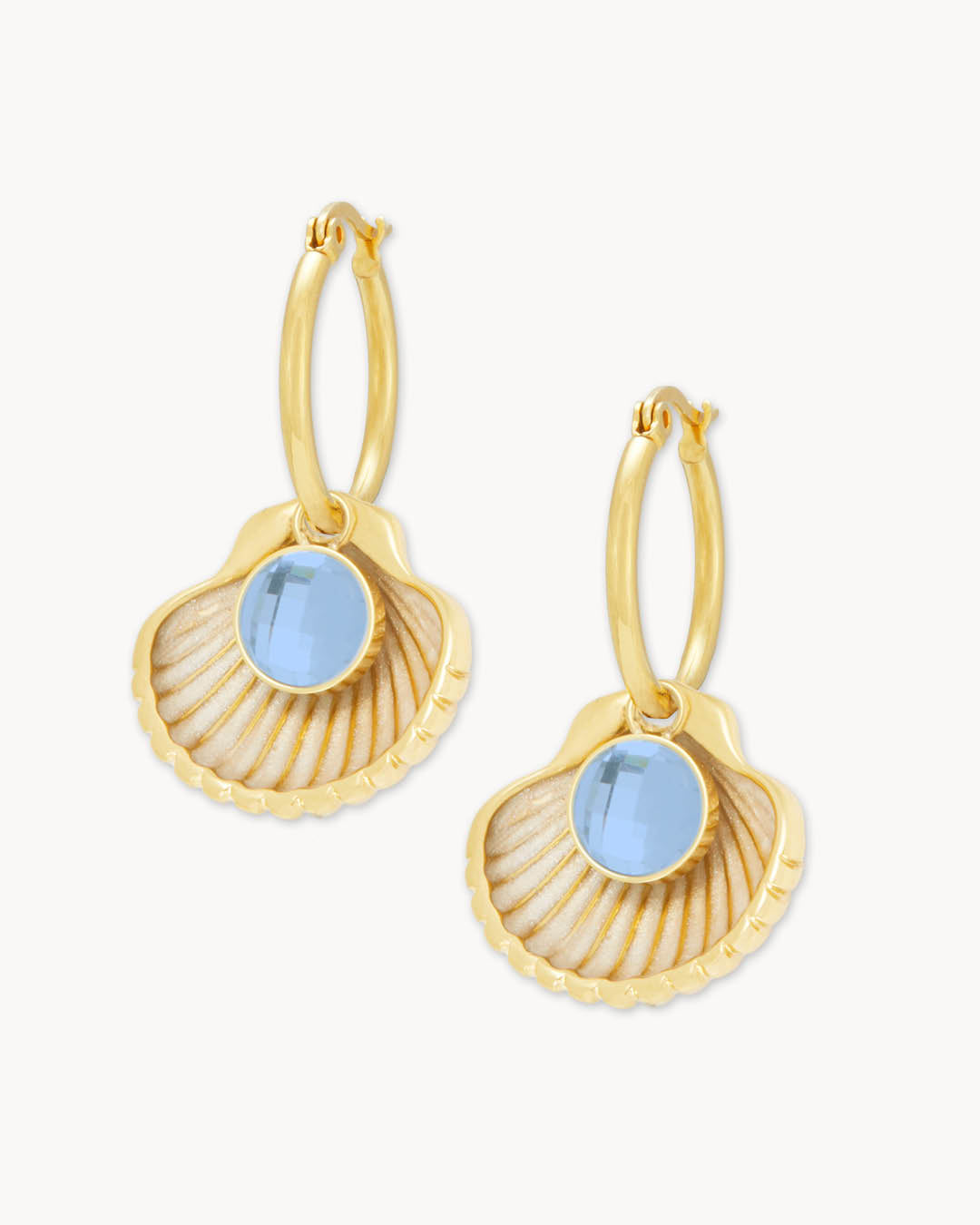 December Lucky Vibes Birthstone Earrings Set, Gold