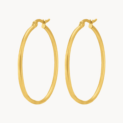 Statement Signature Hoops, Gold