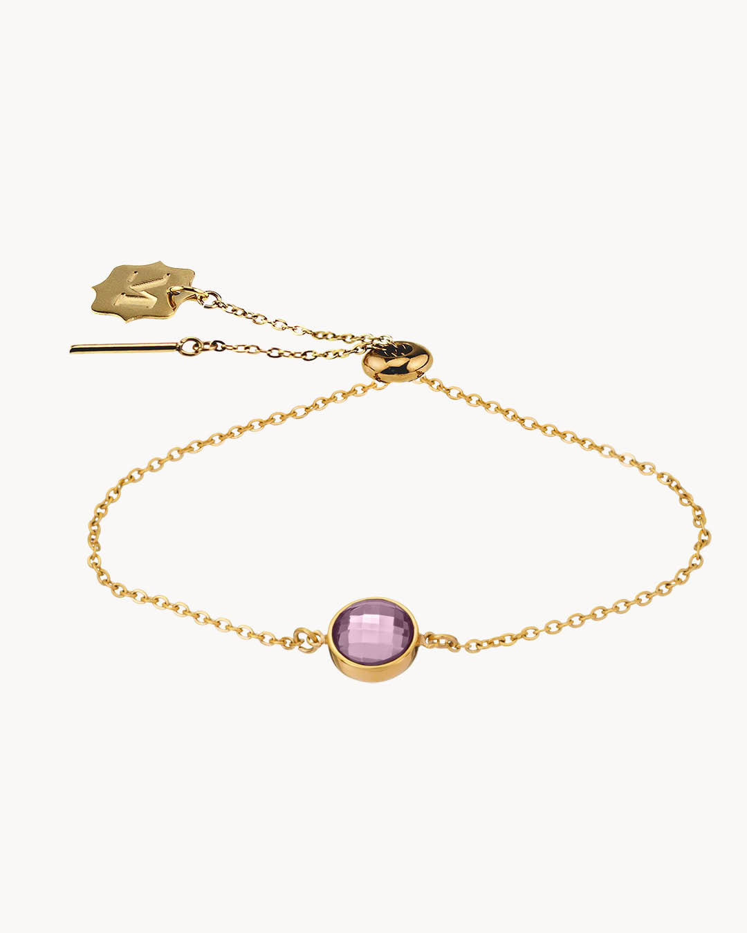 Armband-Set mit Geburtsstein für die Braut, Gold