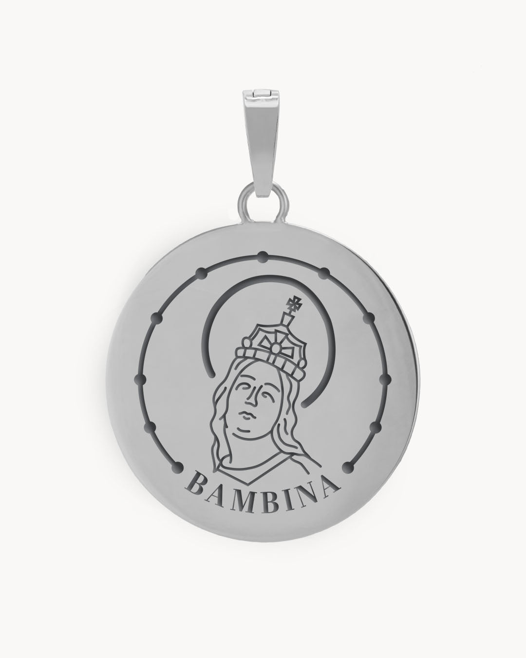 Marija Bambina Pendant, Silver