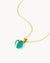 May Birthstone Little Moments Necklace Set, Gold