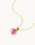 July Birthstone Little Moments Necklace Set, Gold