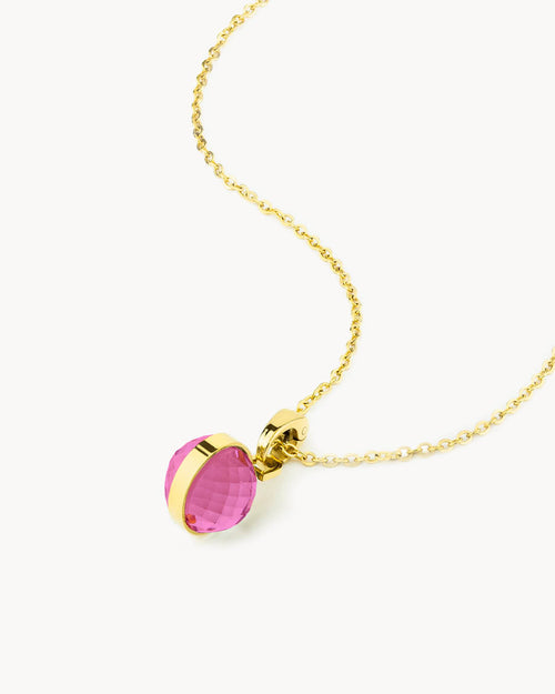 July Birthstone Little Moments Necklace Set, Gold