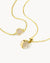 Love Birthstone October Little Moments Necklace and Bracelet Set, Gold