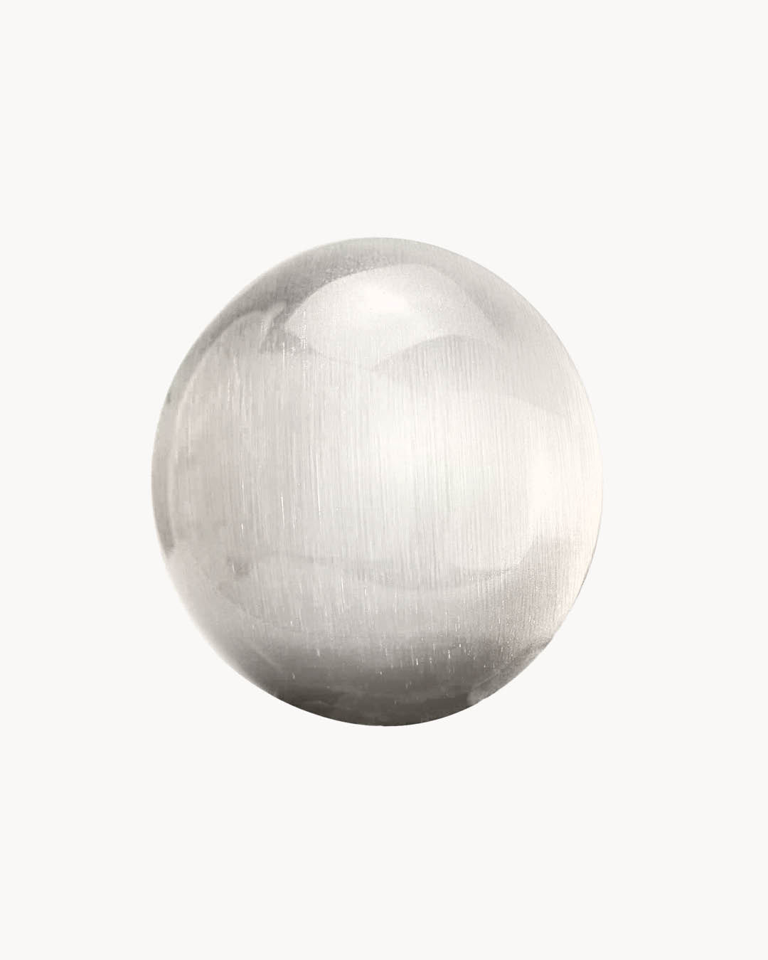 Faith White Cateye Twist Stone