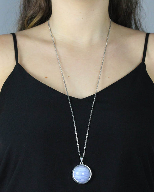 Affection BlueLace Agate Twist Stone