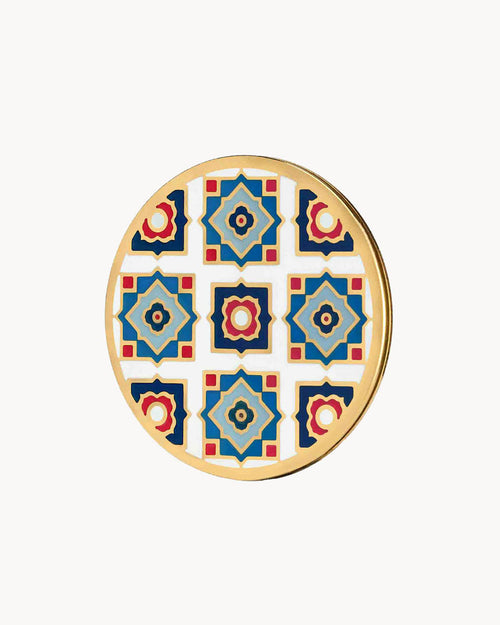 Geometric Maduma Twist Coin, Gold