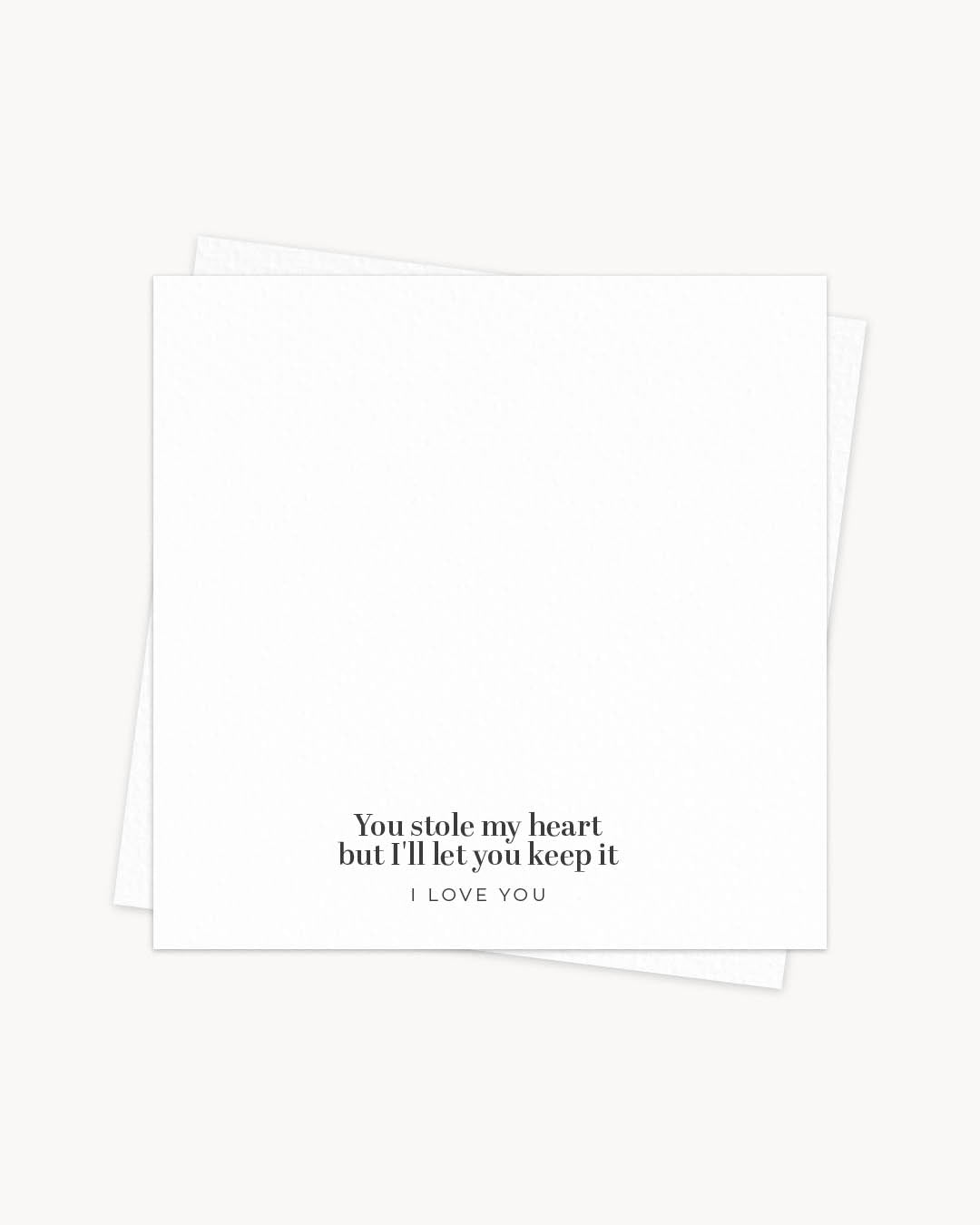 I Love You Necklace Set, Gold