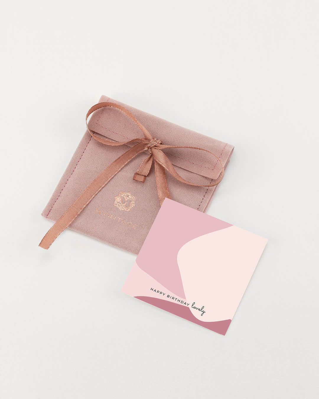 December Uniqueness Dainty Signature Birthstone Necklace Set, Gold