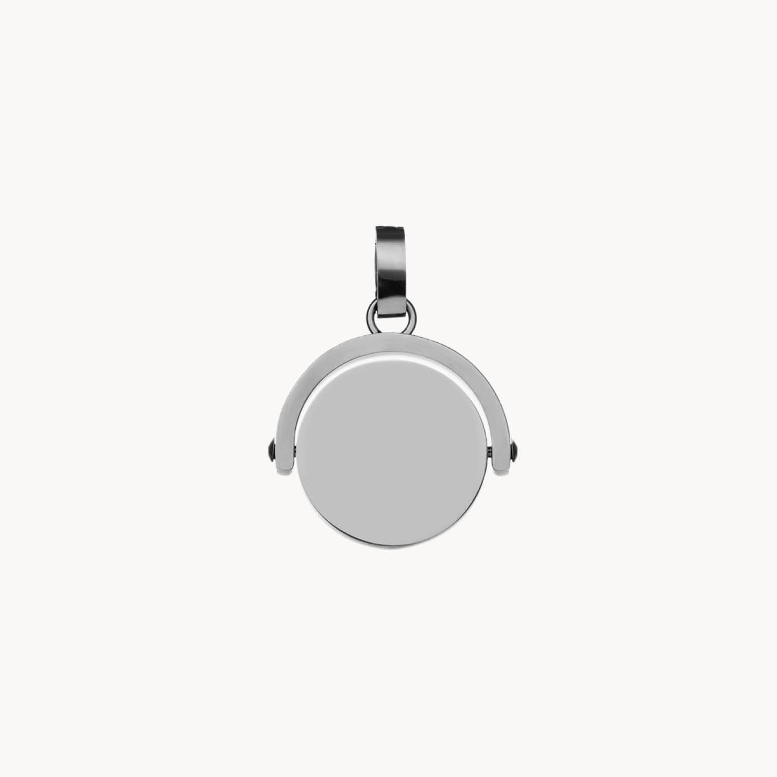Spin Engravable Pendant, Silver