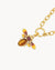 Happy Bee Charm Chain Set, Gold