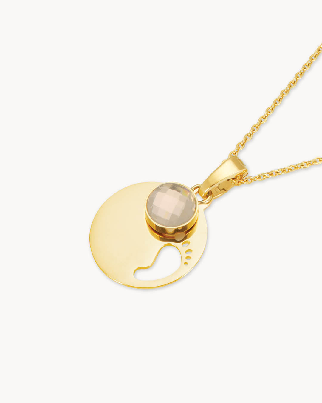 Newborn Engravable Birthstone Set, Gold