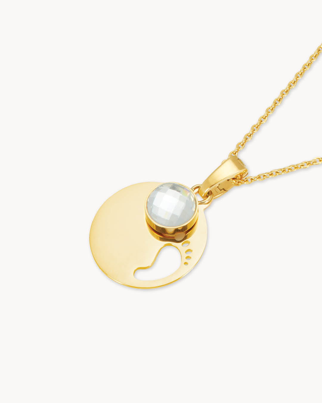 Newborn Engravable Birthstone Set, Gold