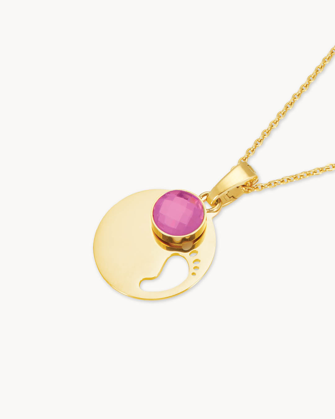 Newborn Engravable Birthstone Set, Gold