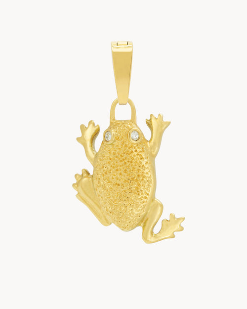 Magic Frog Pendant, Gold