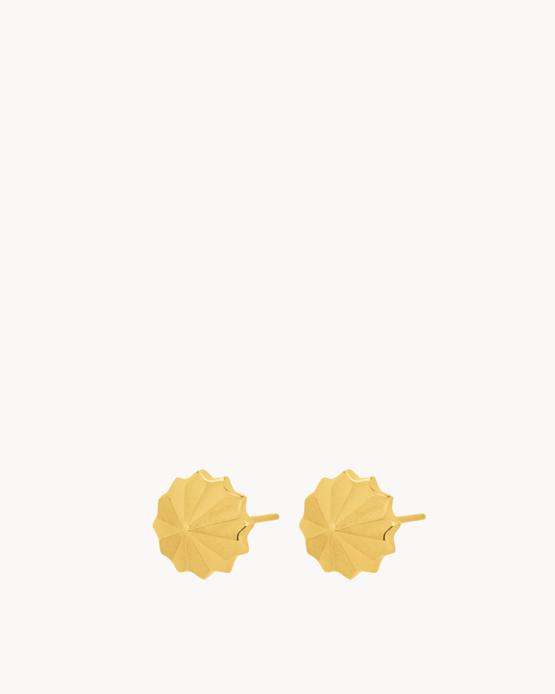 Carnation Stud Earrings, Gold